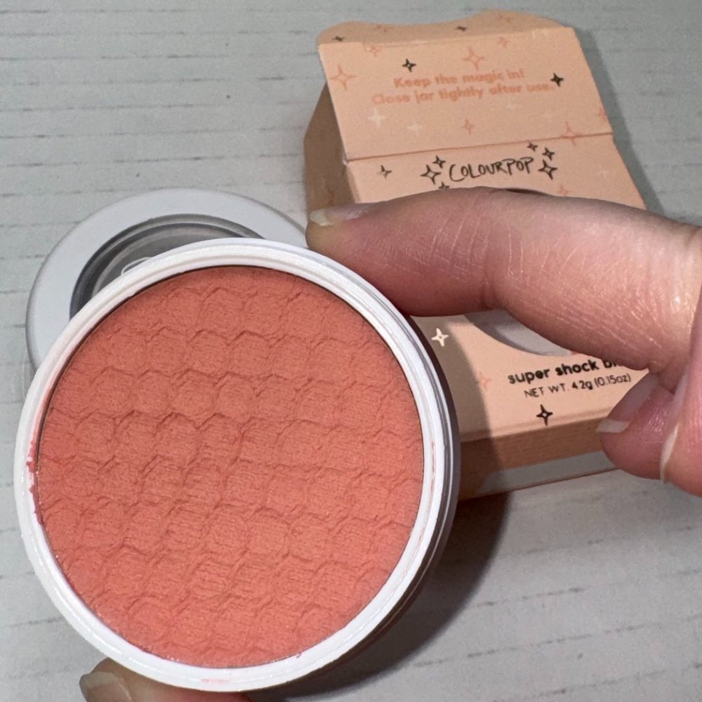 Colourpop count me in super shock blush